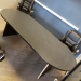 8ft Grey Boardroom Racetrack Table w/ Black Trim, Surface Only